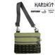 Тактична чоловіча сумка через плече RoKit Olive Black M із MOLLE та панеллю велкро фото 1