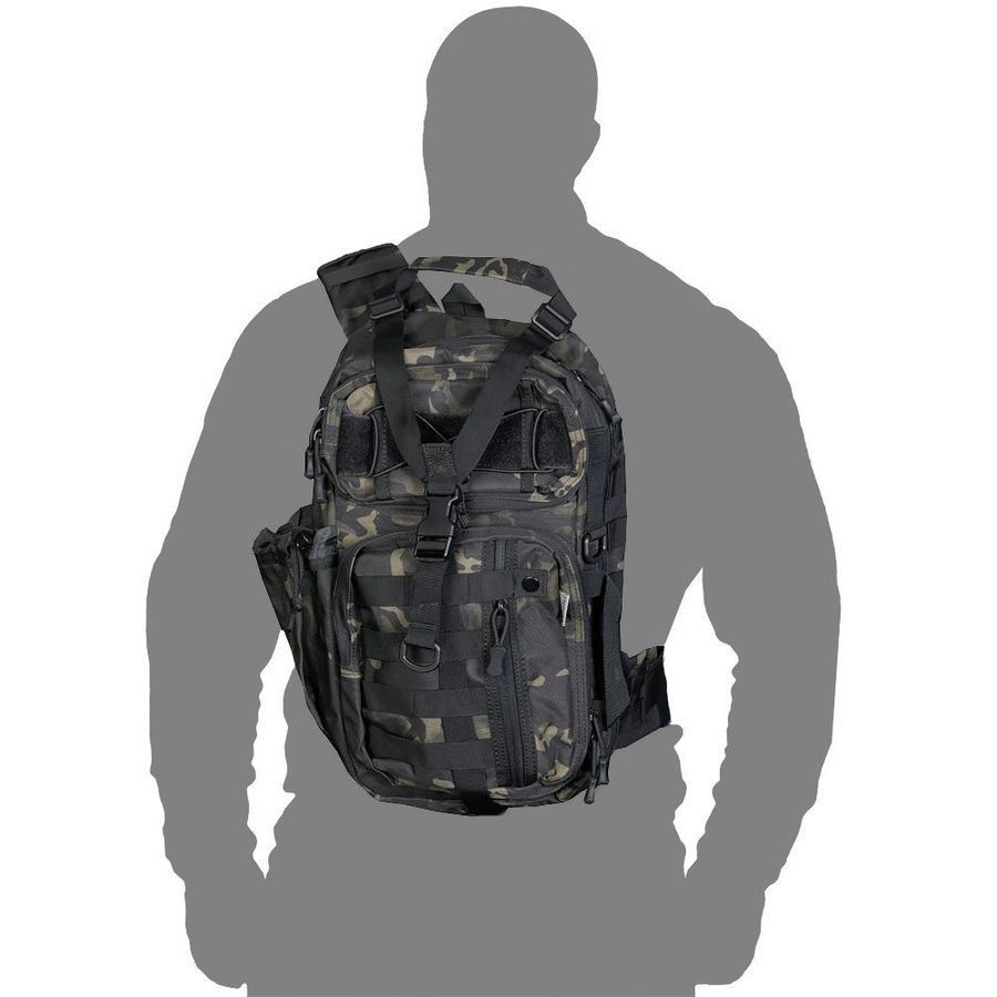Тактичний рюкзак TCB Multicam Black л. фото