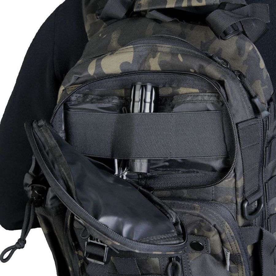 Тактичний рюкзак TCB Multicam Black л. фото