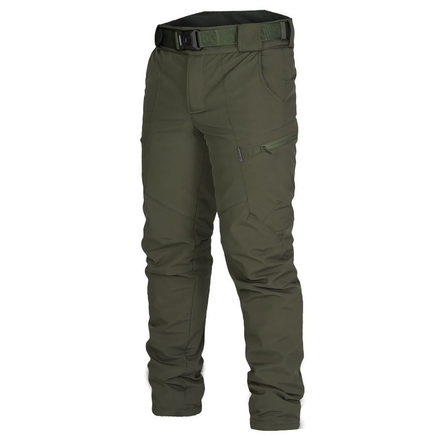 Охотничьи зимние брюки Cyclone оливковые Camotec фото