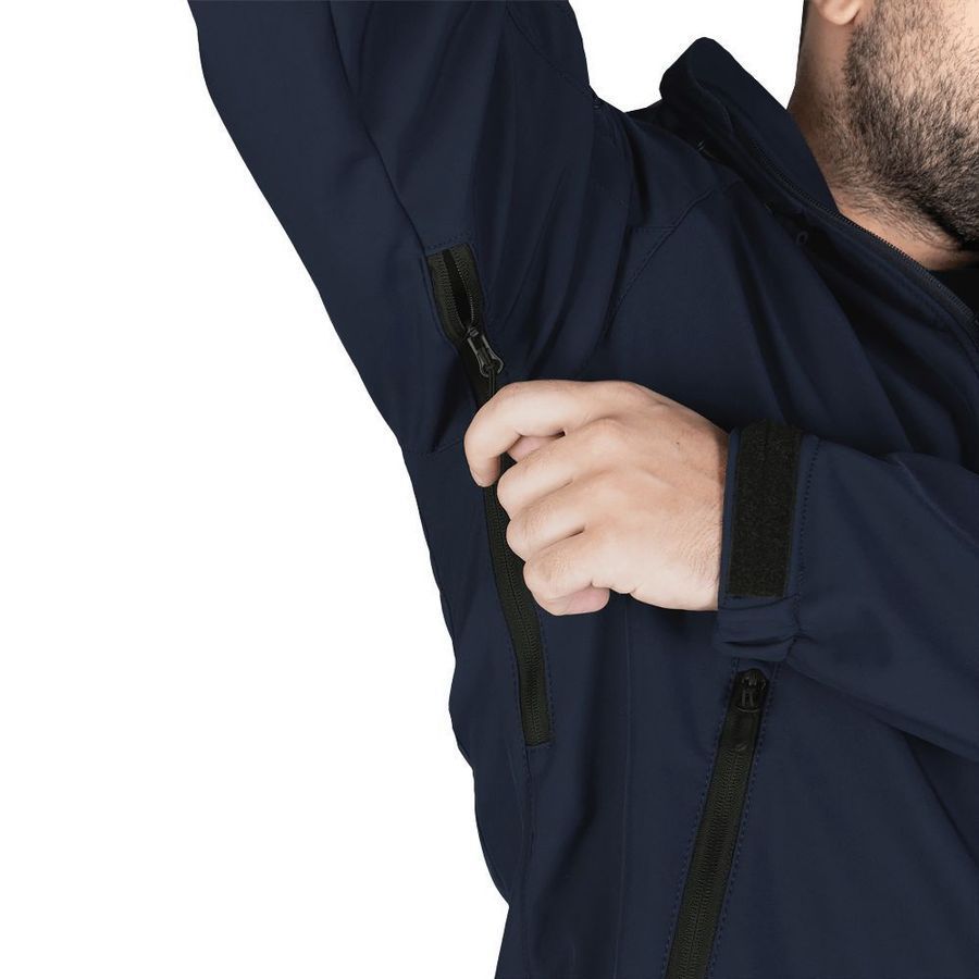 Демисезонный мужской военный костюм Softshell Dark Blue Camotec фото