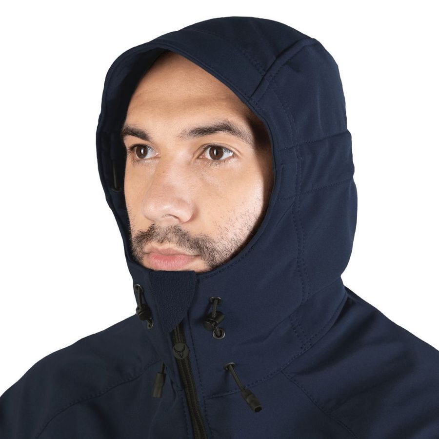 Демисезонный мужской военный костюм Softshell Dark Blue Camotec фото