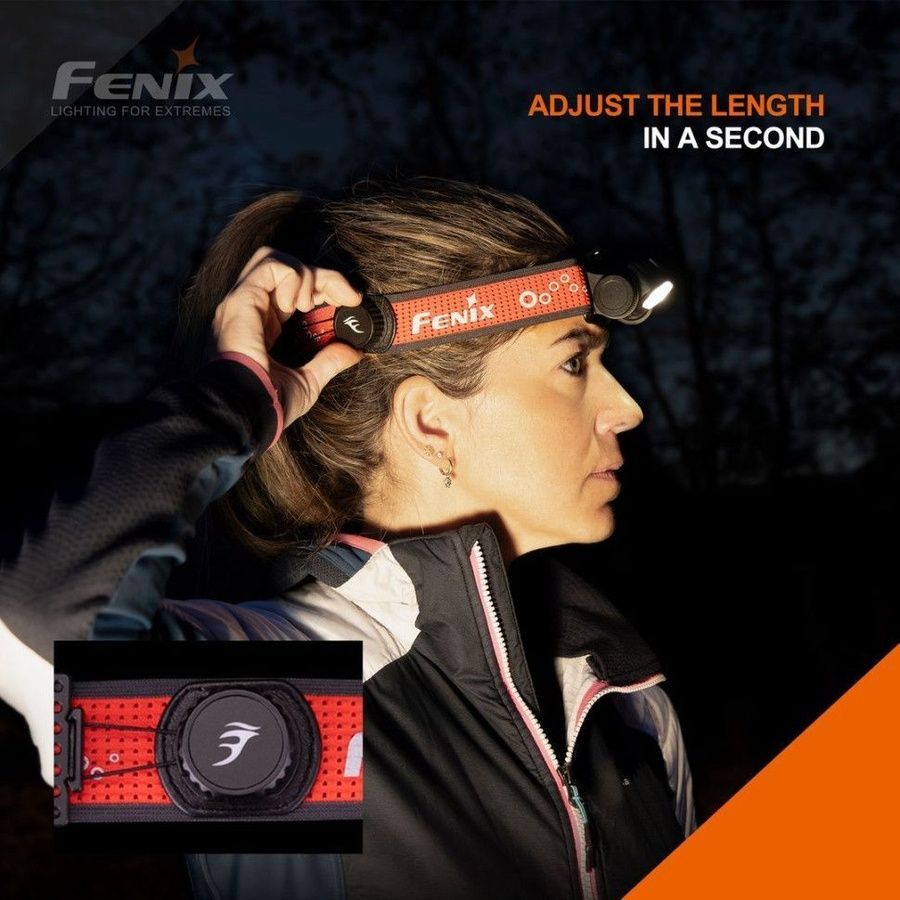 Ліхтар налобний Fenix HM65R-T V2.0 бузковий фото