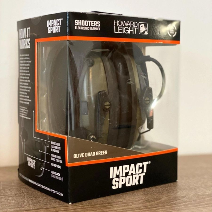 Активные защитные наушники Howard Leight Impact Sport R-01526 Olive фото