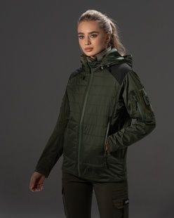 Зимова жіноча тактична куртка Phantom хакі BEZET фото