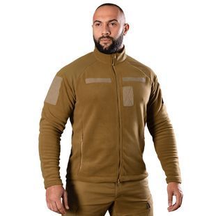 Мужская военная тактическая флисовая кофта Commander . койот Camotec фото
