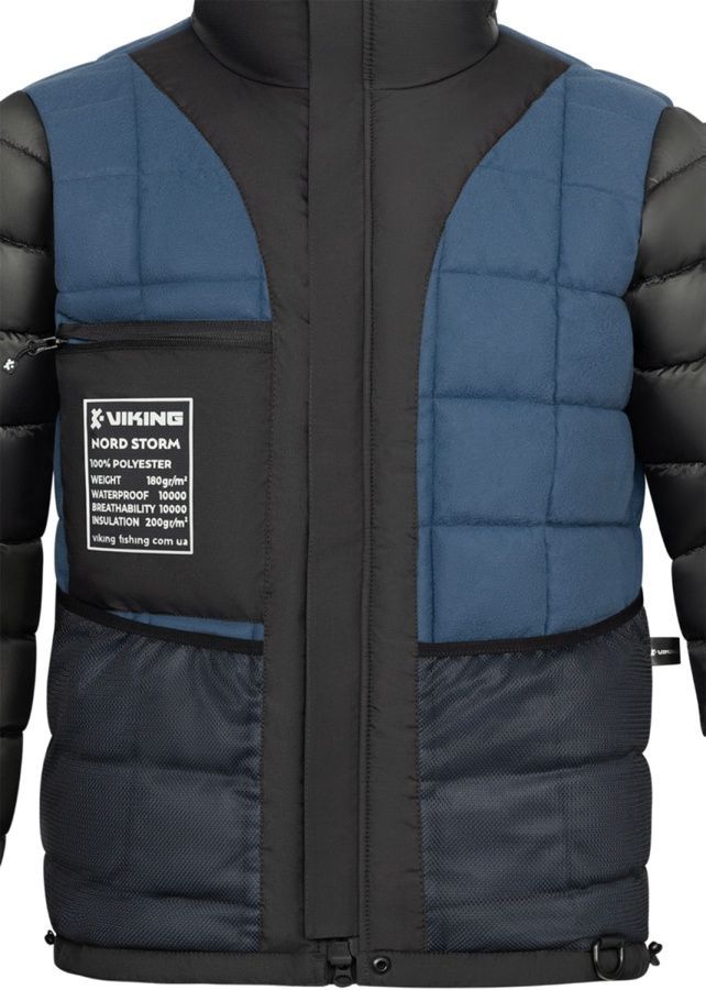 Куртка Viking Fishing Nord Storm 200g 6K S Black/navy фото