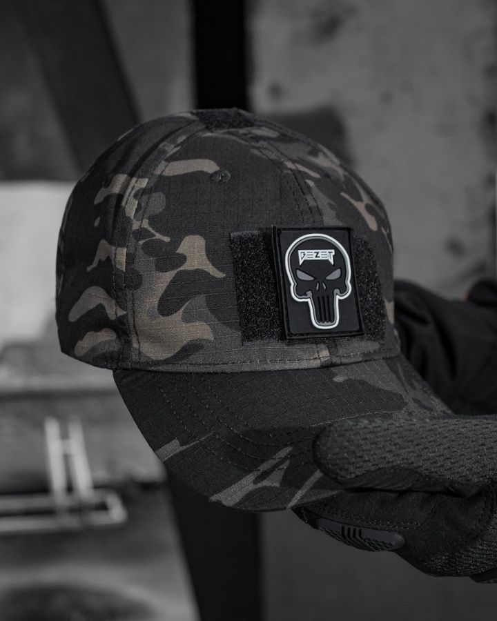 Тактическая женская бейсболка BEZET Military черный мультикам фото