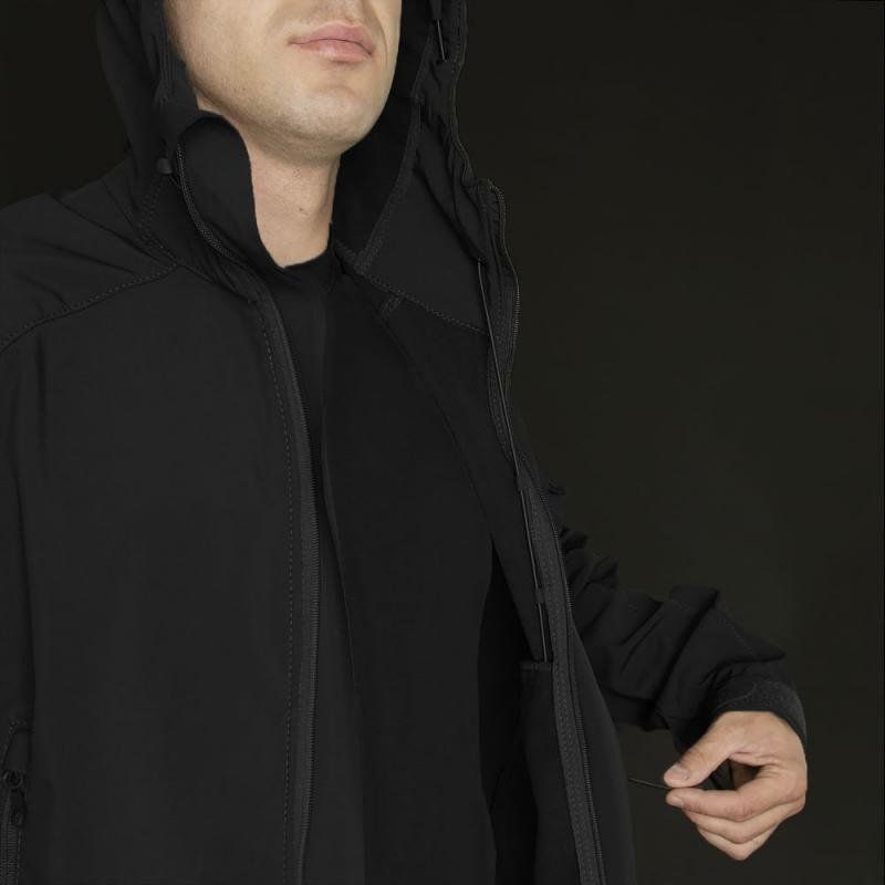 Демисезонный мужской военный костюм Softshell 2.0 Black Camotec фото