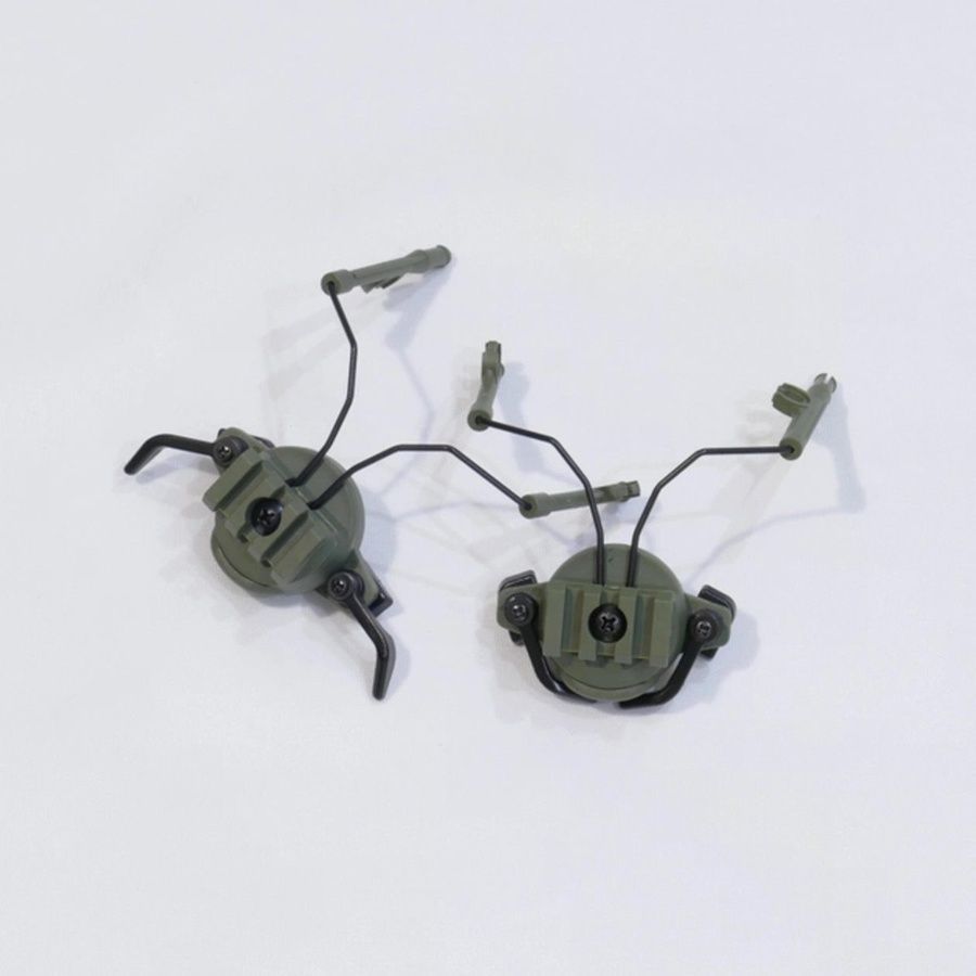 Кріплення адаптер на каску шолом HL-ACC-43-OD для навушників Peltor/Earmor/Walkers (olive) фото