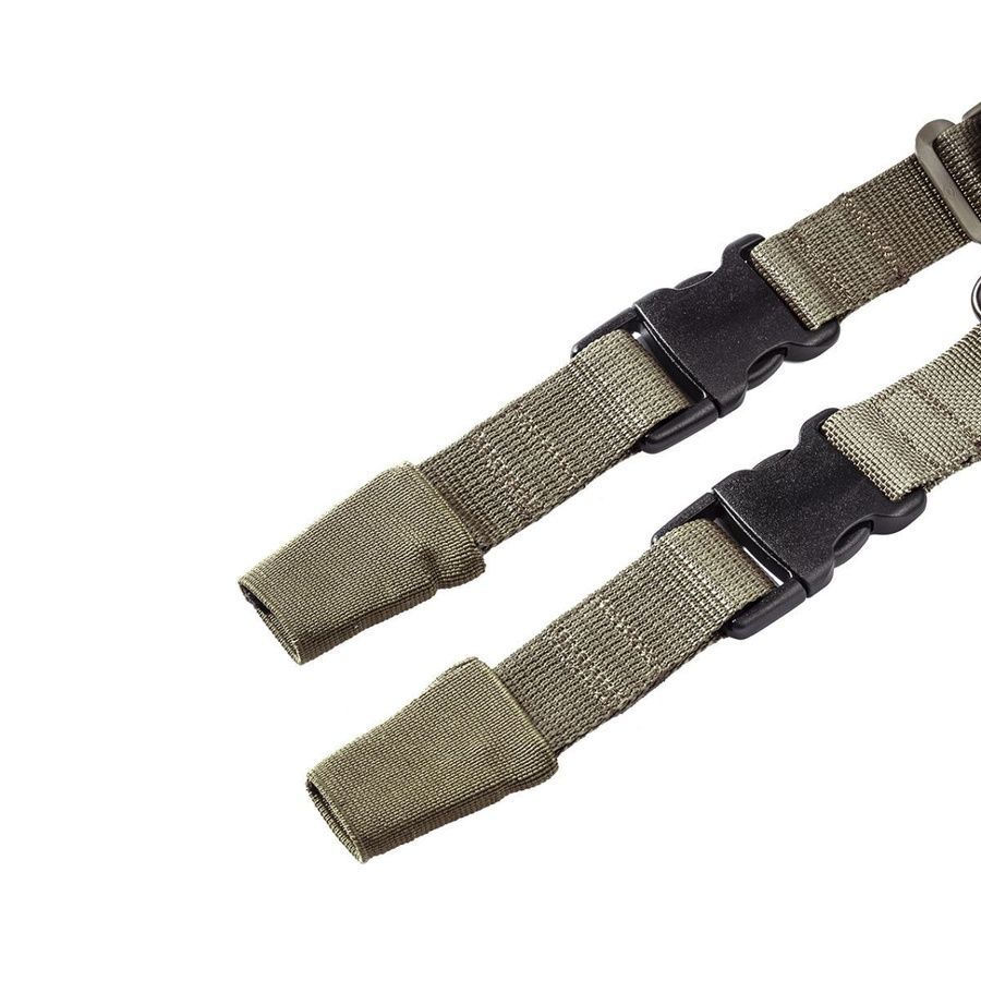 2-точечный быстрорегулируемый тактический ремень Оливка FRAG фото