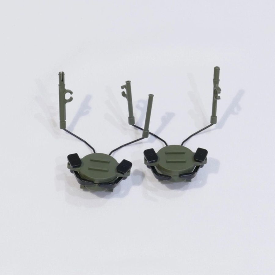 Кріплення адаптер на каску шолом HL-ACC-43-OD для навушників Peltor/Earmor/Walkers (olive) фото