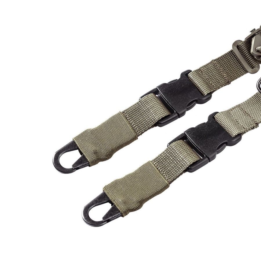2-точечный быстрорегулируемый тактический ремень Оливка FRAG фото