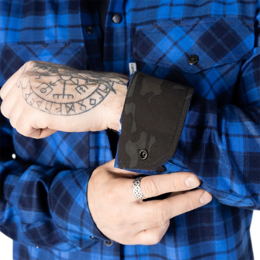 Повсякденна сорочка &ldquo;Буревій&rdquo; Blue/Black Camotec фото