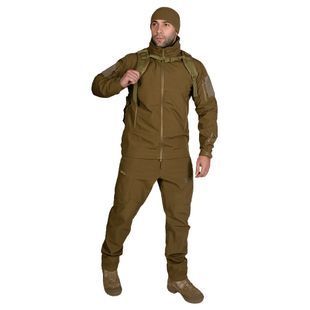 Демисезонная тактическая куртка Softshell Phantom Coyote Camotec фото