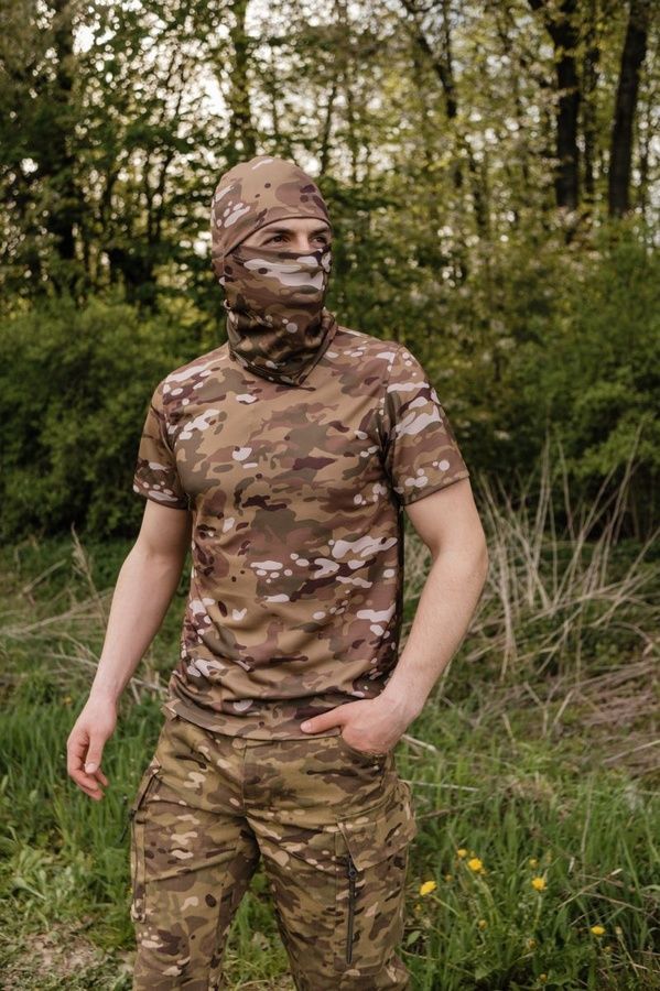 Футболка поло Coolmax Multicam Kiborg фото