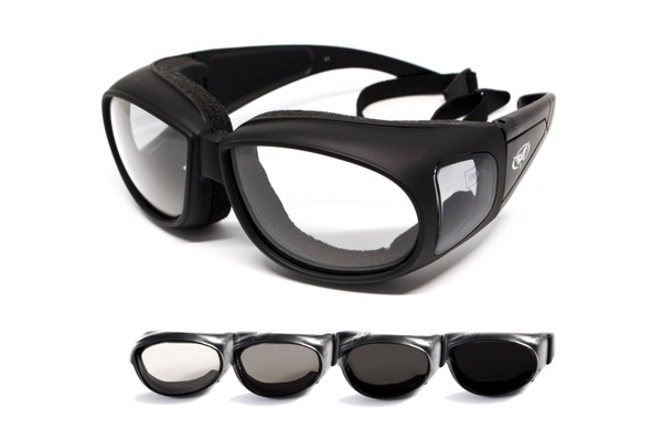Захисні окуляри-маска Global Vision Outfitter Photochromic (clear) Anti-Fog, фотохромні прозорі фото