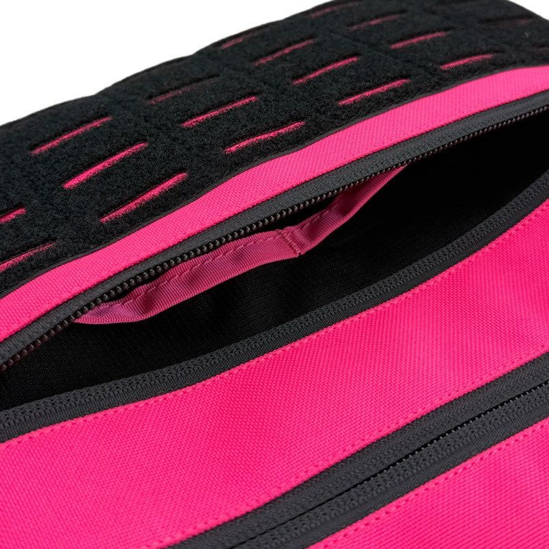 Тактическая мужская сумка через плечо RoKit Pink Black M с MOLLE и панелью велкро фото
