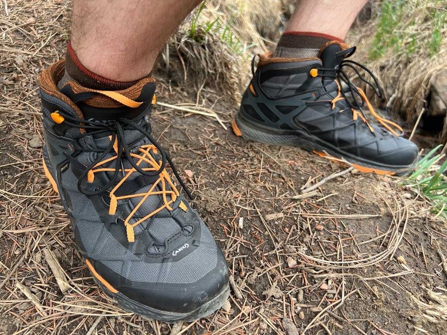 Ботинки AKU Rocket MID GTX 11 Black/Orange фото