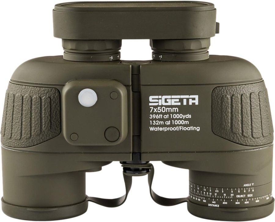 Бінокль Sigeta Admiral 7x50 Military floating/compass/reticle фото