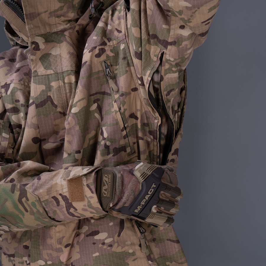 Комплект штурмовые штаны + куртка демисезонная UATAC GEN 5.2 Multicam STEPPE (Степ) M фото
