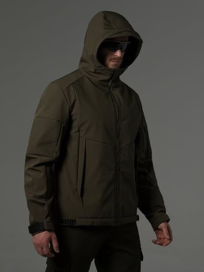 Куртка Softshell BEZET Робокоп 2.0 хаки фото