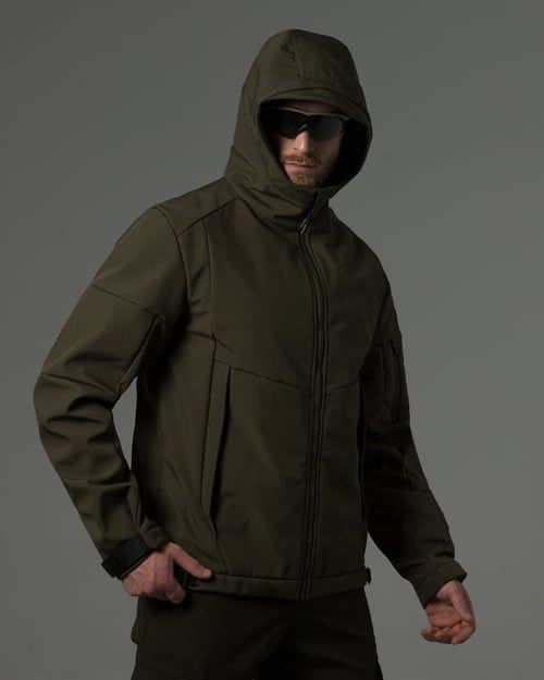 Куртка Softshell BEZET Робокоп 2.0 хаки фото