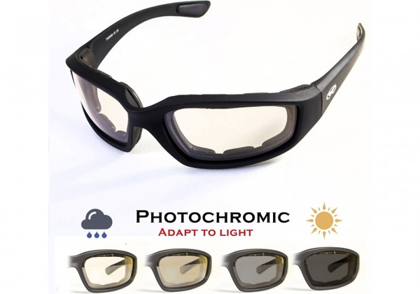 Фотохромні окуляри Global Vision KickBack Photochromic (clear) прозорі фотохромні фото