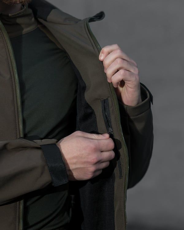 Куртка Softshell BEZET Робокоп 2.0 хаки фото