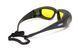 Защитные очки-маска Global Vision Outfitter Photochromic (yellow) Anti-Fog, фотохромные желтые фото 6