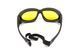 Защитные очки-маска Global Vision Outfitter Photochromic (yellow) Anti-Fog, фотохромные желтые фото 4