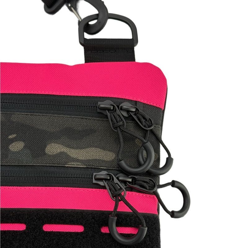 Тактична чоловіча сумка через плече RoKit Pink Multicam M із MOLLE та панеллю велкро фото