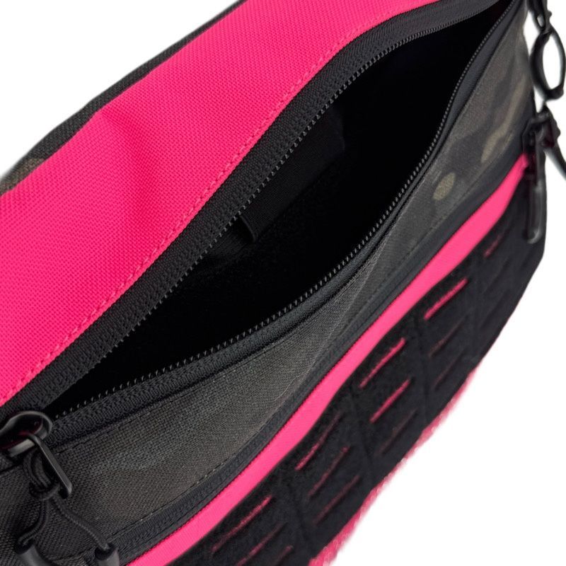Тактична чоловіча сумка через плече RoKit Pink Multicam M із MOLLE та панеллю велкро фото