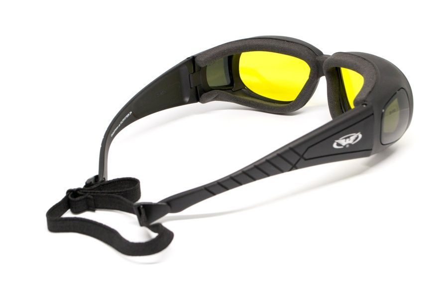 Защитные очки-маска Global Vision Outfitter Photochromic (yellow) Anti-Fog, фотохромные желтые фото