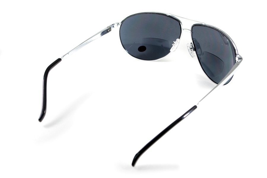 Біфокальні окуляри Global Vision Aviator Bifocal (+3.0) (gray) сірі фото