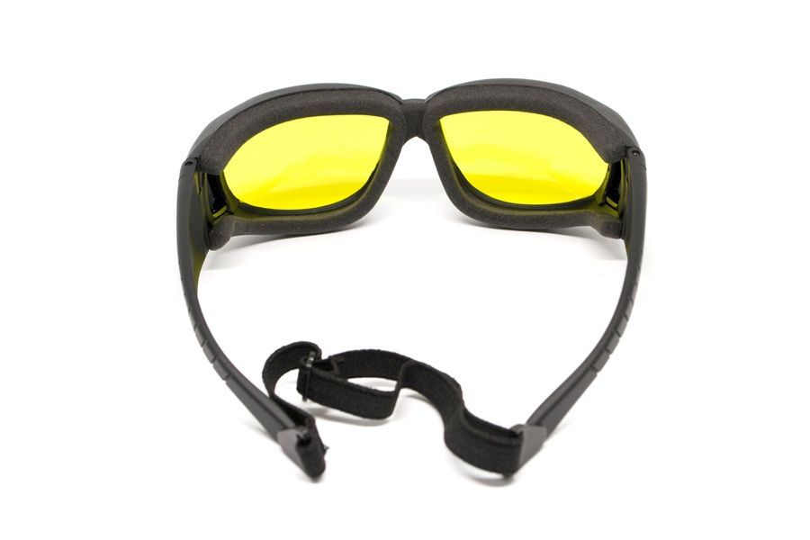 Защитные очки-маска Global Vision Outfitter Photochromic (yellow) Anti-Fog, фотохромные желтые фото