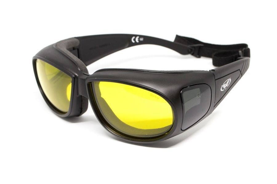 Защитные очки-маска Global Vision Outfitter Photochromic (yellow) Anti-Fog, фотохромные желтые фото