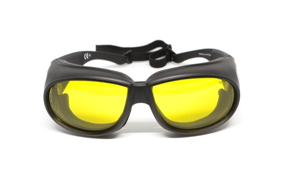 Защитные очки-маска Global Vision Outfitter Photochromic (yellow) Anti-Fog, фотохромные желтые фото