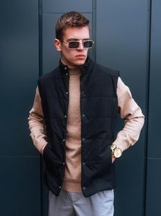 Жилет мужской BEZET Basic черный фото