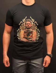 Футболка Fight McGregor чорна BEZET фото