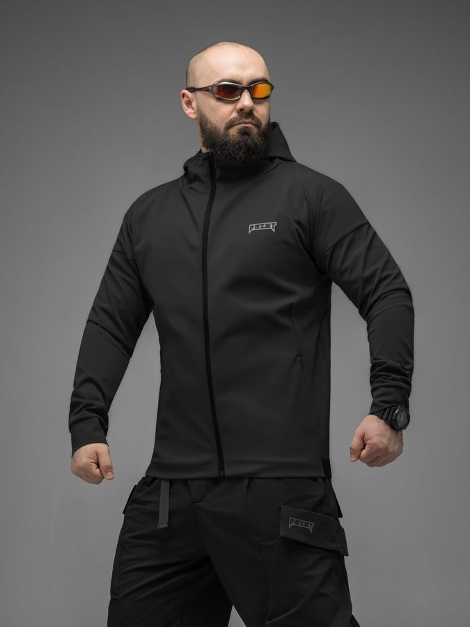 Куртка ветровка BEZET Apex черный фото