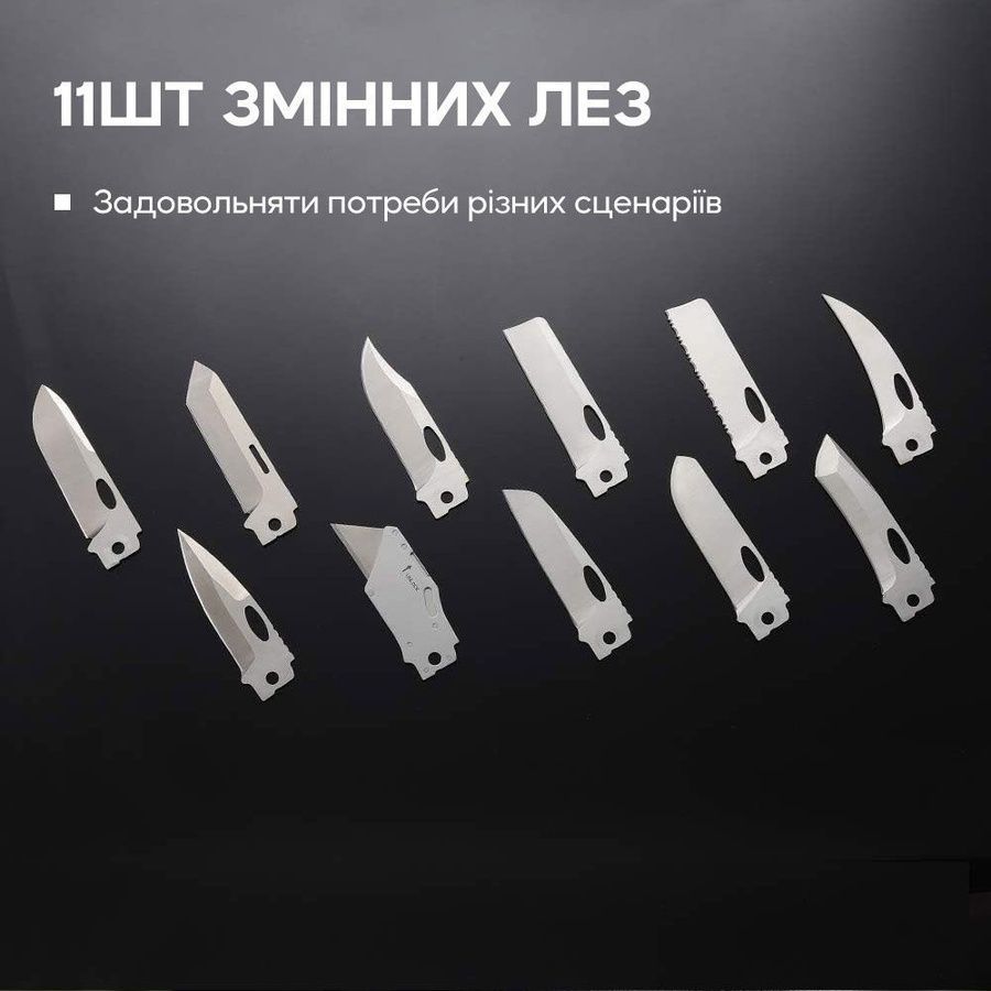 Набір змінних клинків Roxon (BA03; BA08; BA09) 3in1 для S501U, S502U, S802 фото