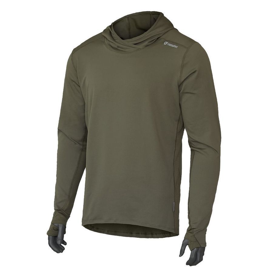 Лонгслив Chiton Air Hood Олива Camotec фото