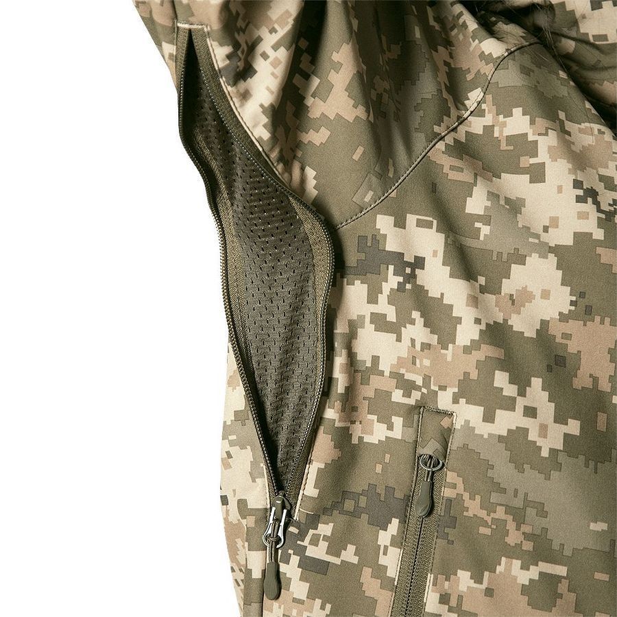 Демисезонная женская военная куртка Softshell Pani Pixel Camotec фото