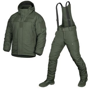Зимовий костюм-комплект військовий Patrol Taslan Олива Camotec фото