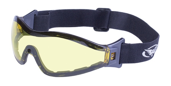 Захисні окуляри маска Global Vision Z-33 (yellow) Anti-Fog, жовті фото