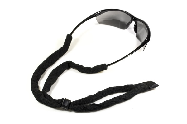 Ремінець для окулярів PowerСord PMX, бавовняний чорний фото