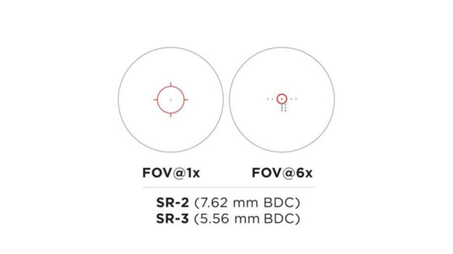 Оптичний приціл EOTech Vudu 1-6x24 SR2 7.62mm BDC фото