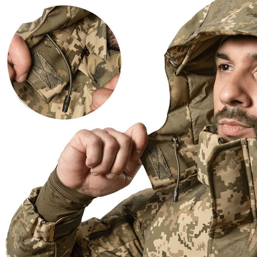 Зимовий костюм-комплект військовий Defender lvl Піксель Camotec фото
