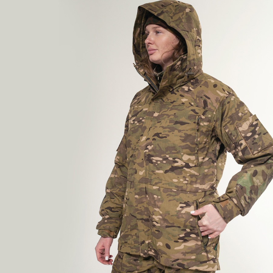 Жіночий комплект штурмові штани + куртка. Демісезон UATAC GEN 5.2 Multicam OAK (Дуб) L фото